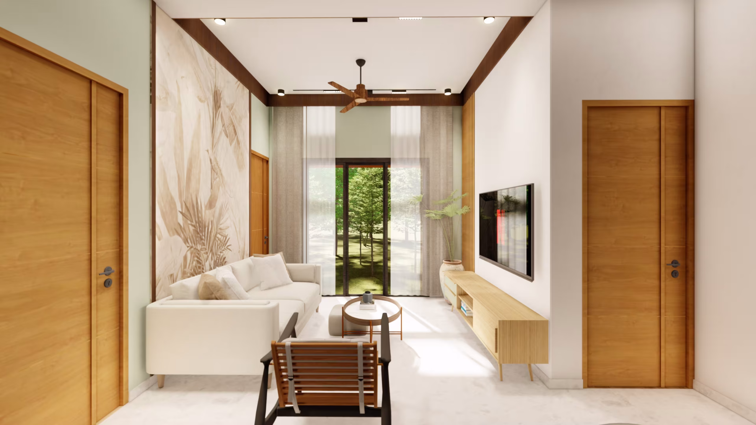 Elegant interior design of CDR Apartment.